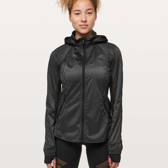 NWT lululemon Goal Crusher Jacket Sz 8 Black - Picture 1 of 6